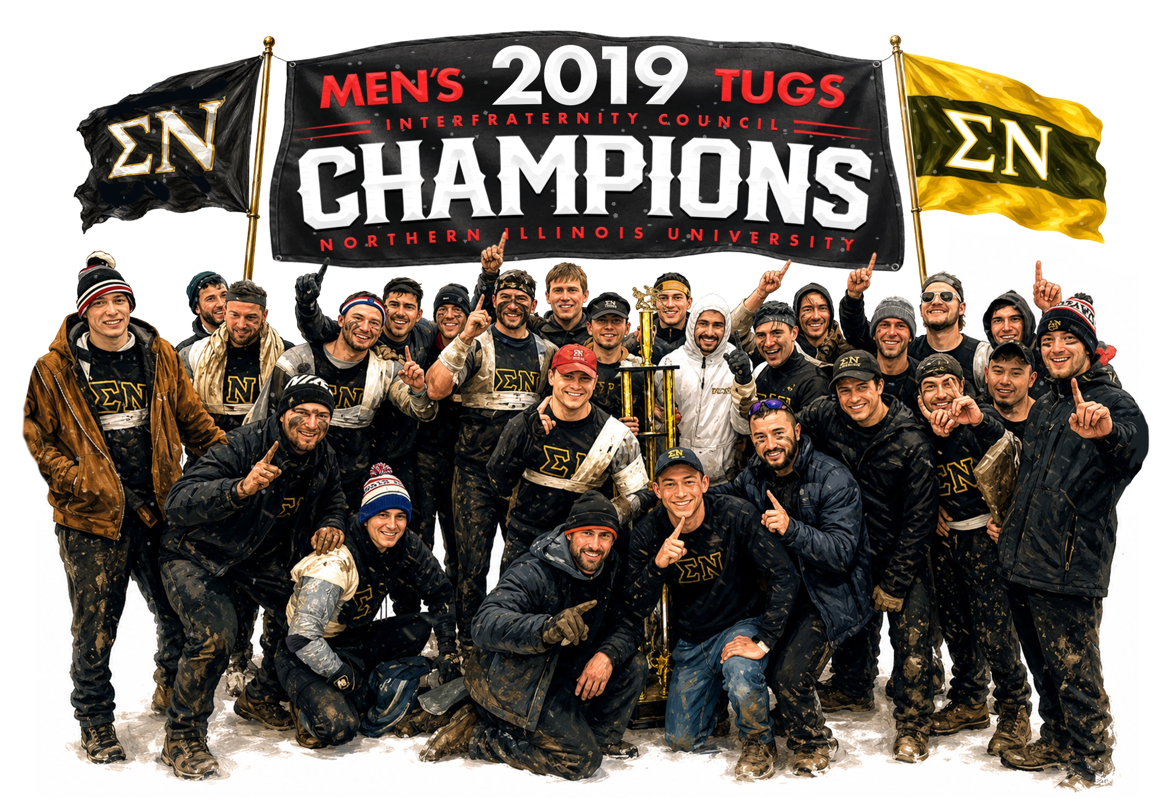 2019 Sigma Nu NIU IFC Tugs Champions