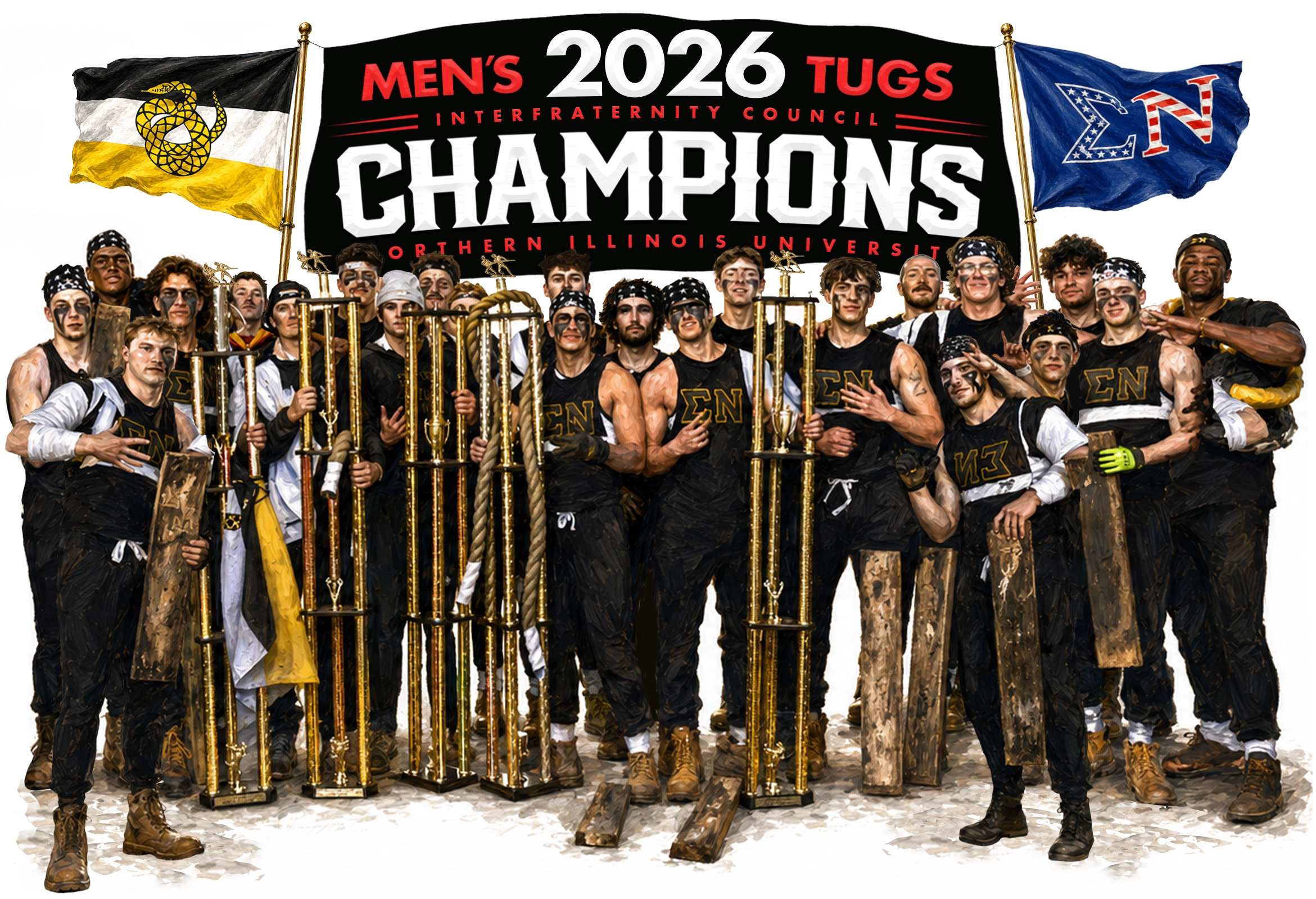 2026 Sigma Nu NIU IFC Tugs Champions