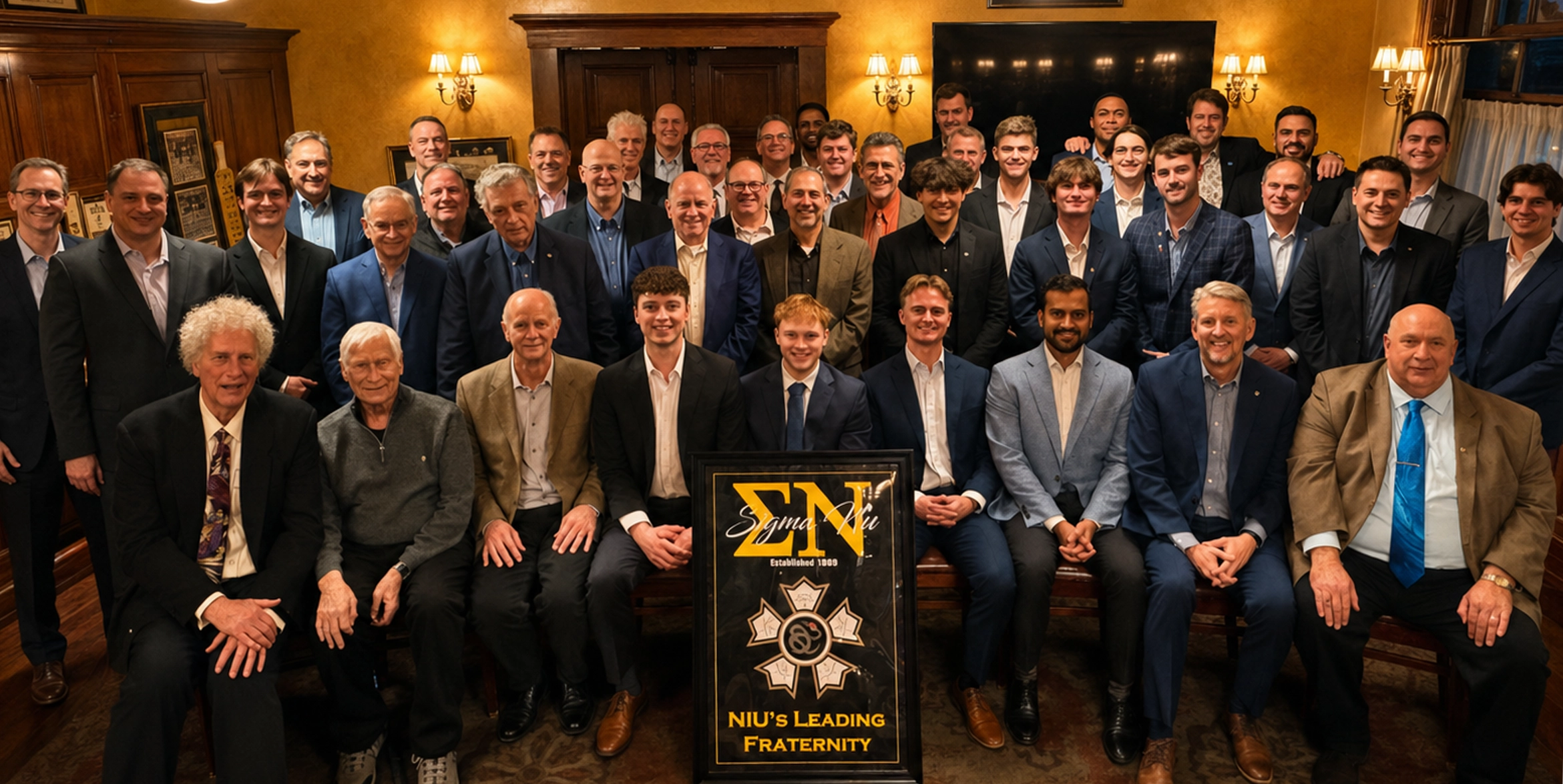 Sigma Nu NIU Fraternity Student Life Commanders Dinner
