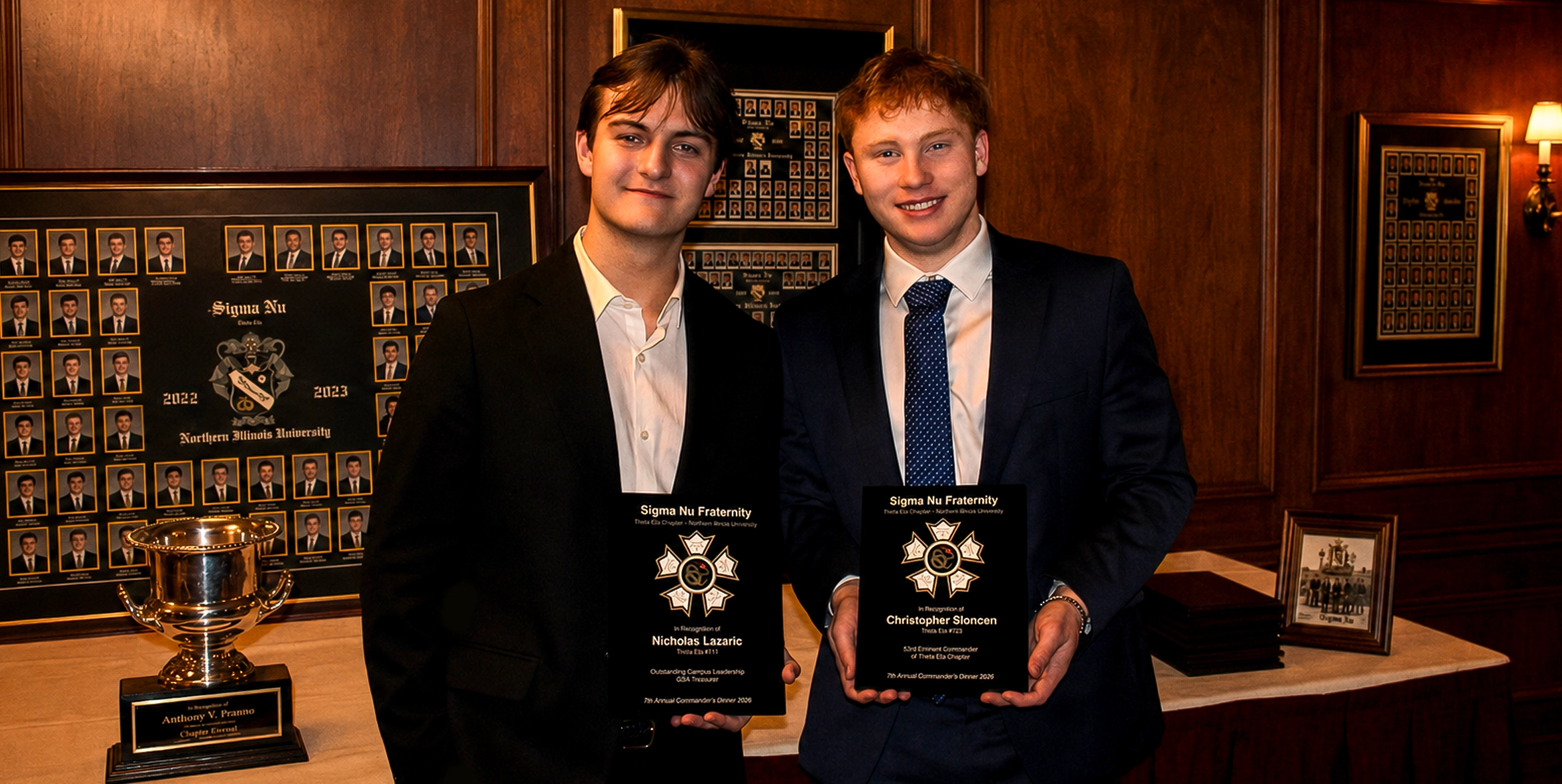 Sigma Nu NIU Fraternity Student Life Commanders Dinner