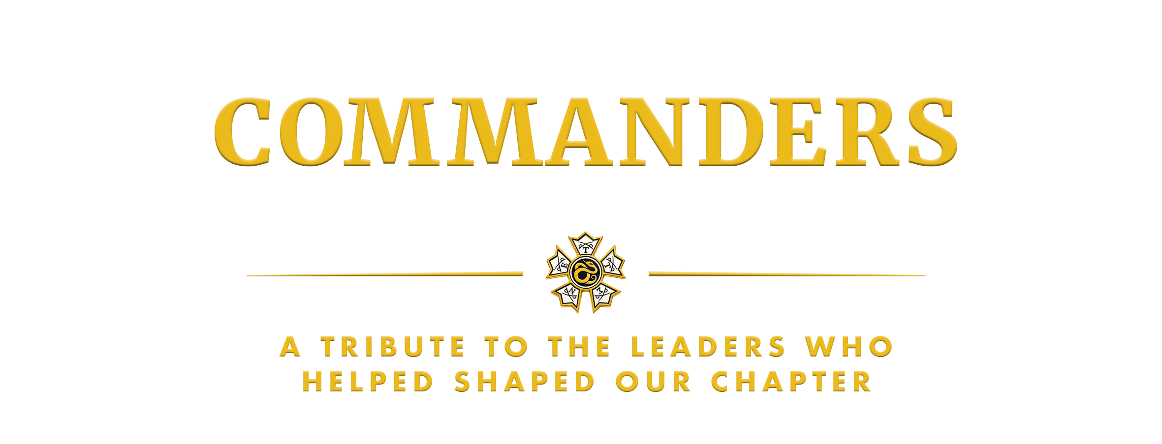 Sigma Nu NIU Commanders List