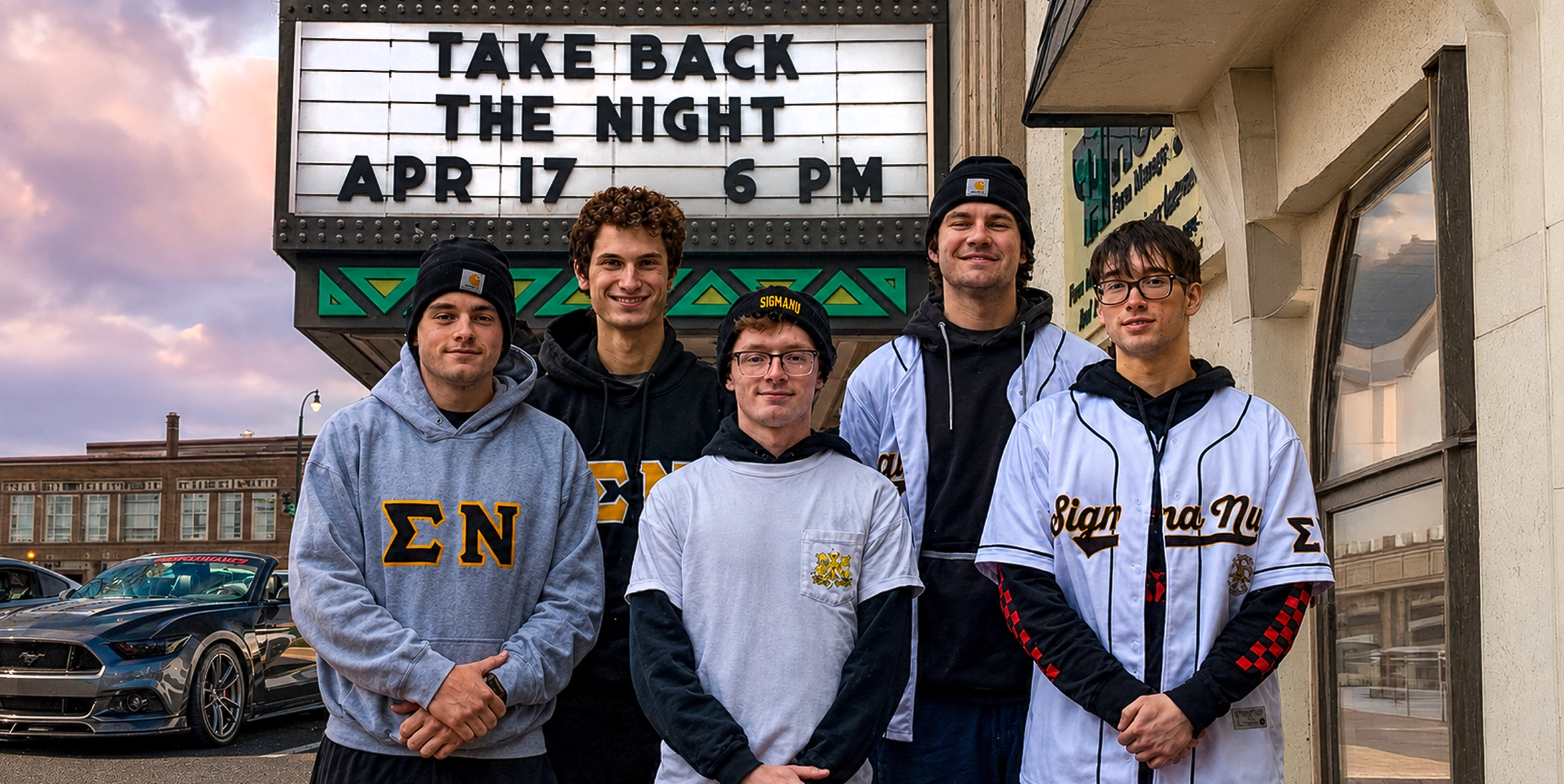 Sigma Nu NIU Take Back the Night Philanthropy