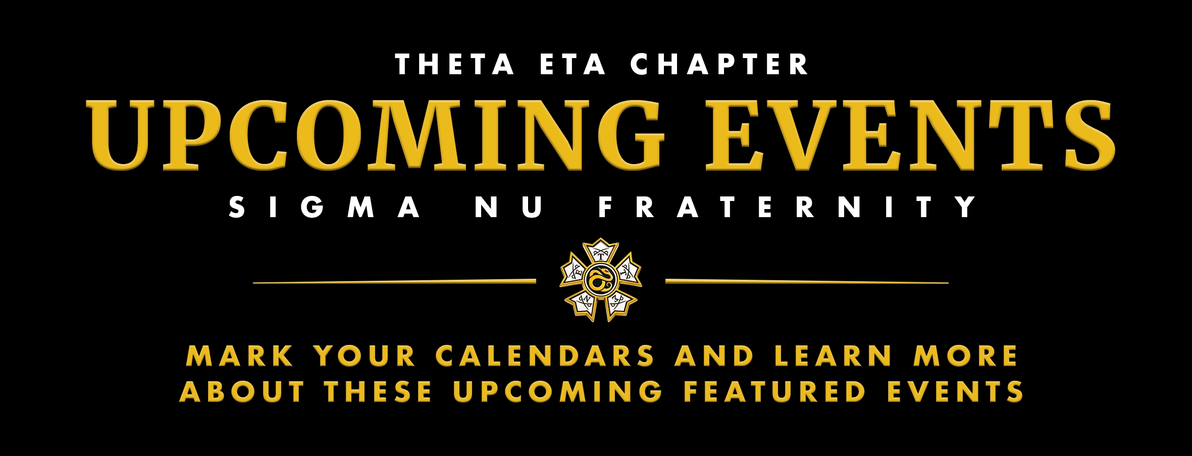 Sigma Nu NIU Upcoming Events