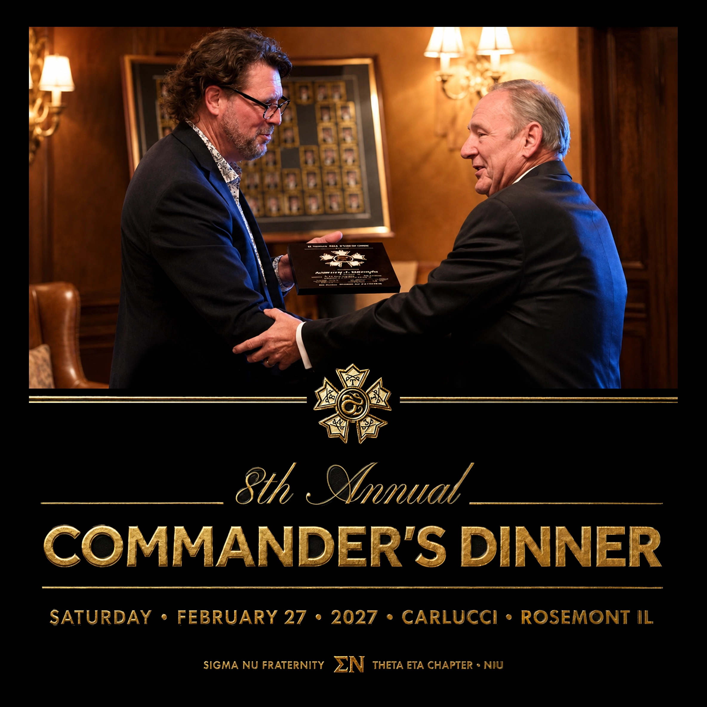 Sigma Nu NIU Commanders Dinner
