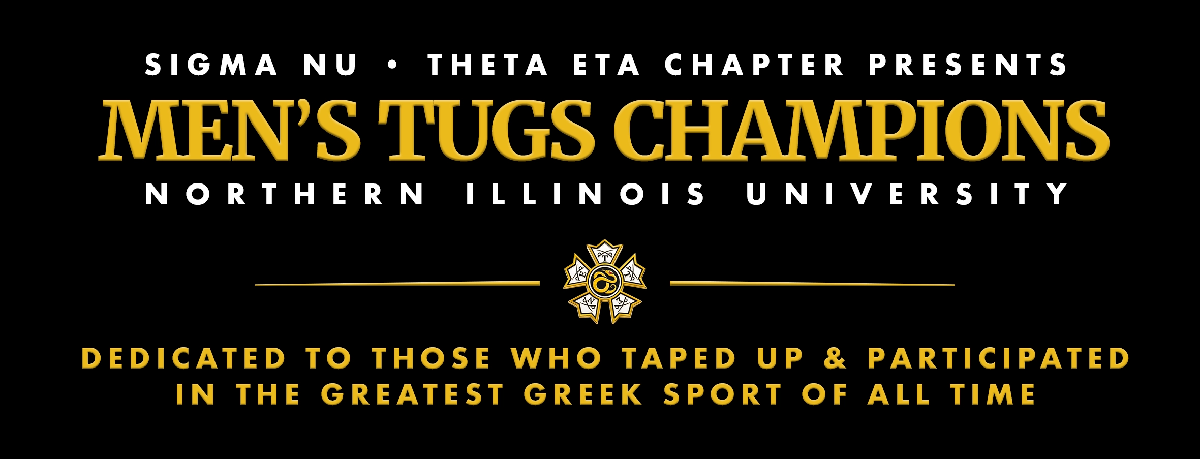 NIU Tugs Champions of All Time. Complete List by Year