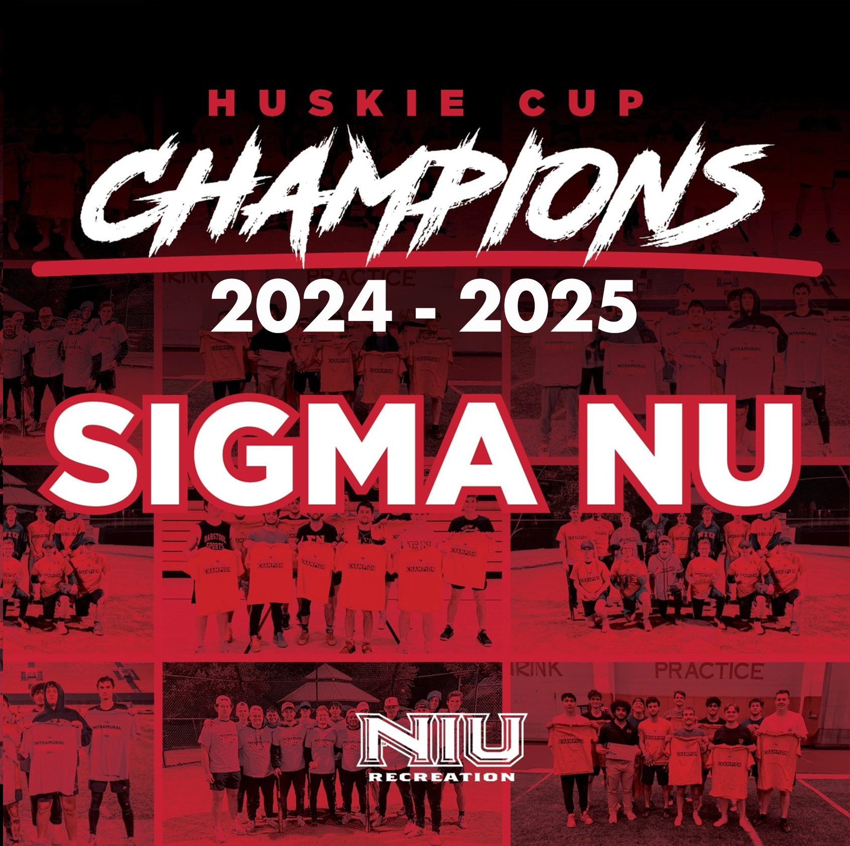 Sigma Nu Greek Row Intramural Sports Champions 2024