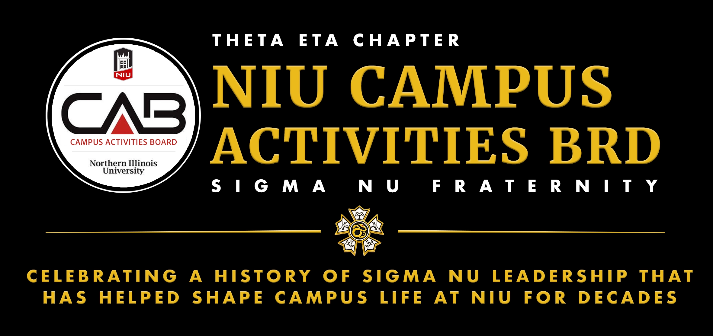 Sigma Nu CAB Leaders at NIU