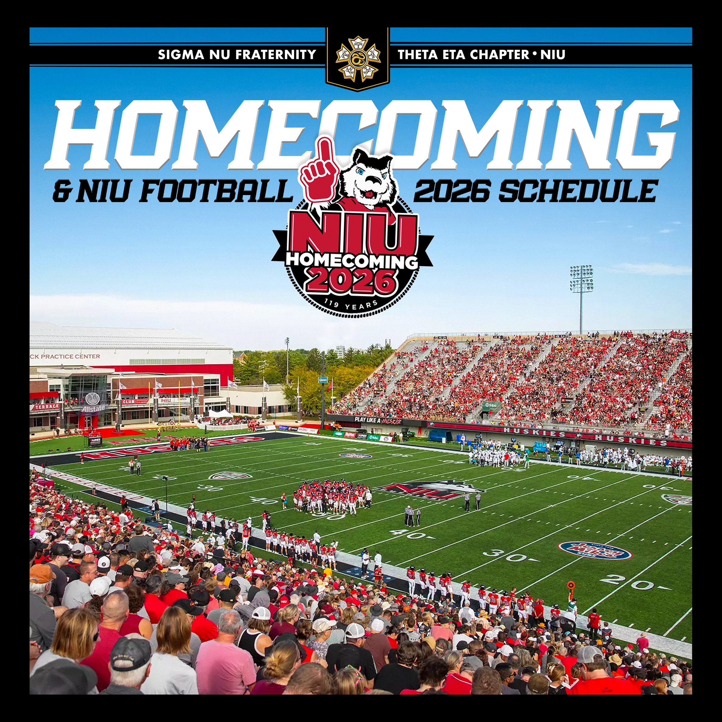 Sigma Nu Tailgating NIU Homecoming