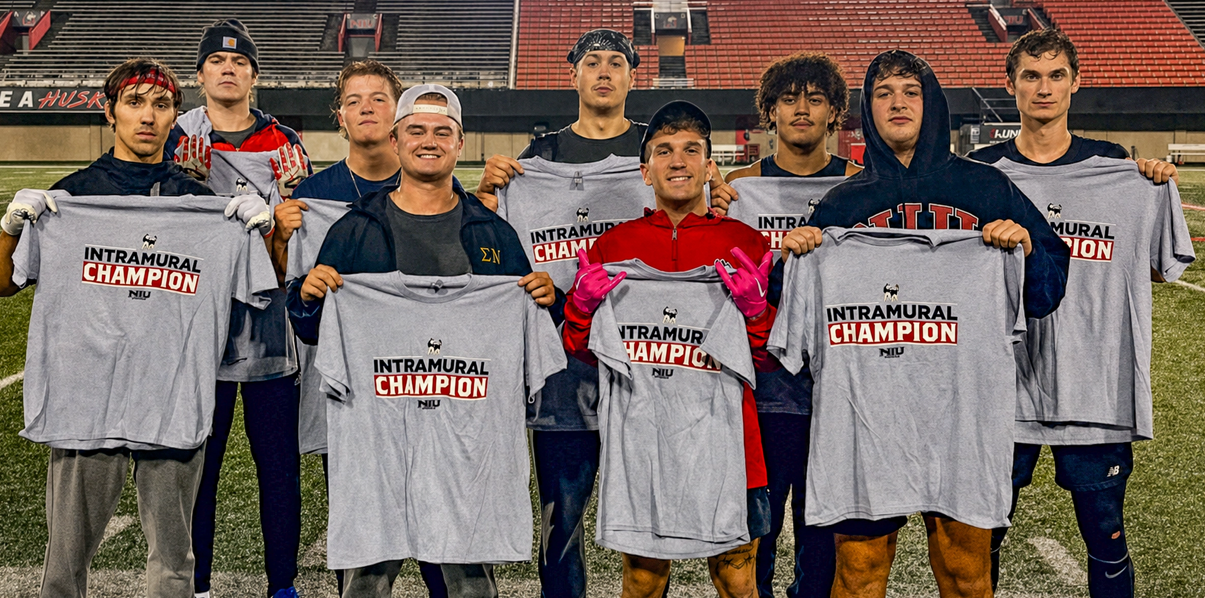 Sigma Nu NIU Greek Flag Football Champions