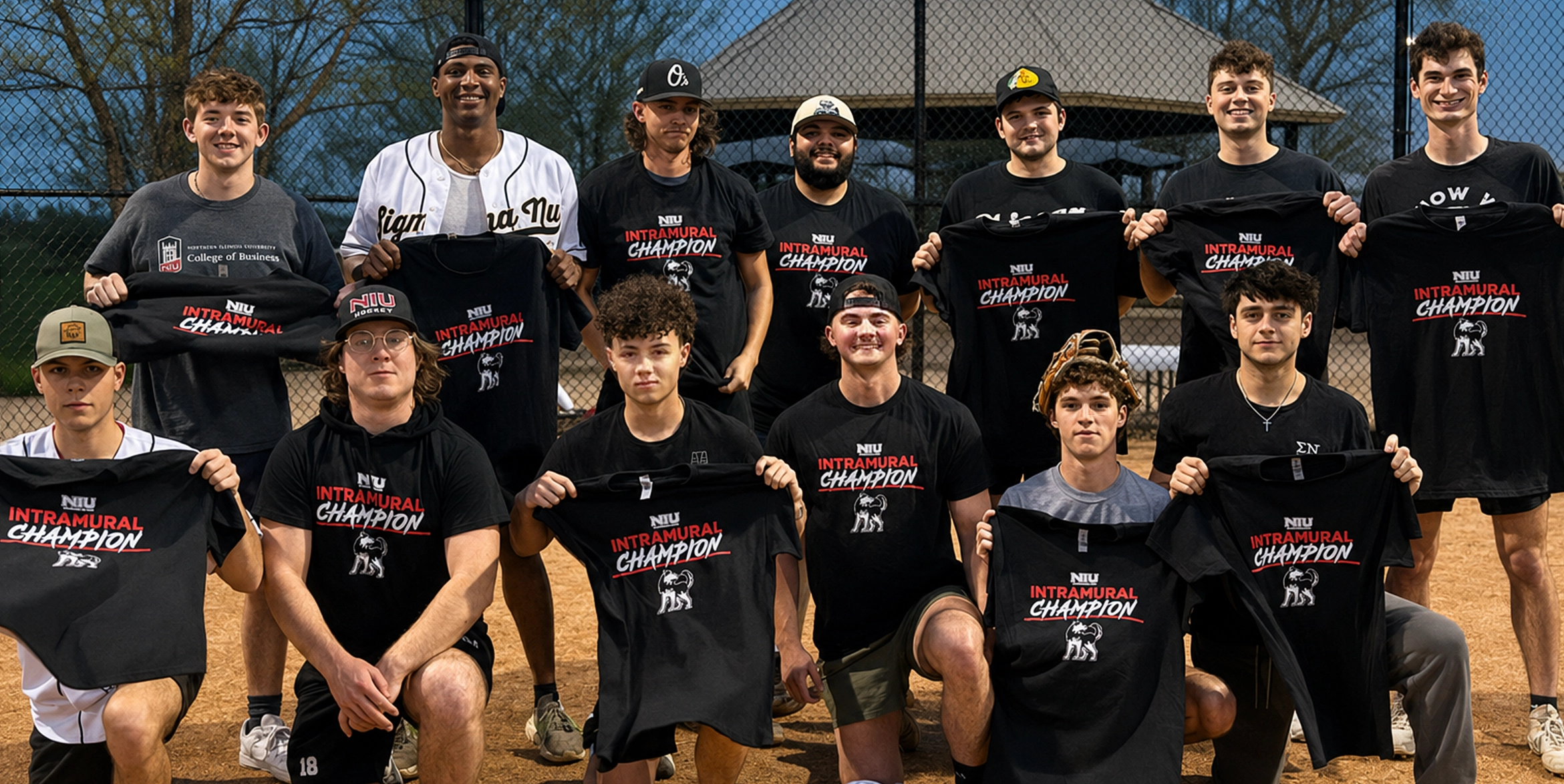Sigma Nu NIU Greek Softball Team Champions