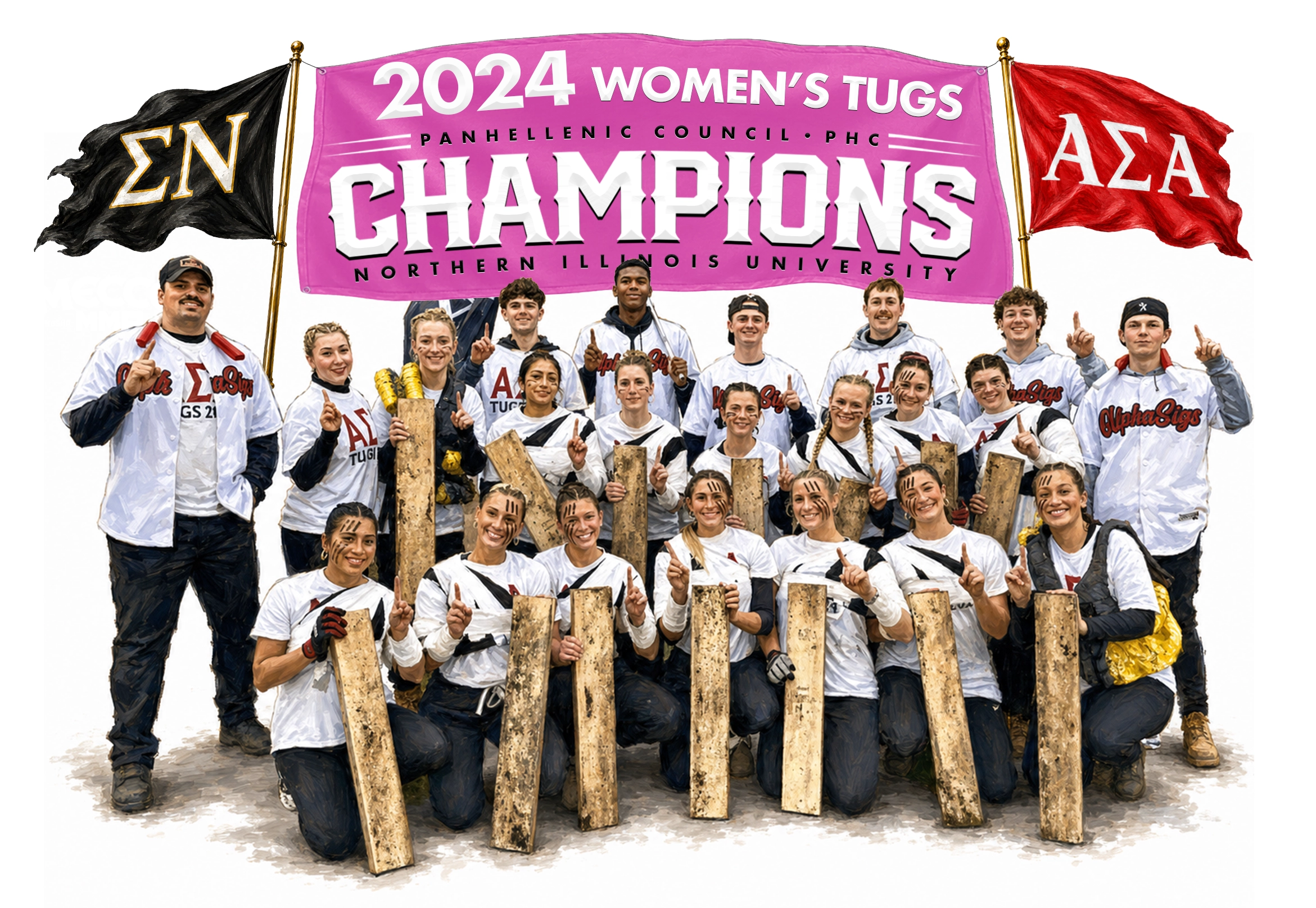 Sigma Nu NIU Tugs PHC Champions ASA 2024