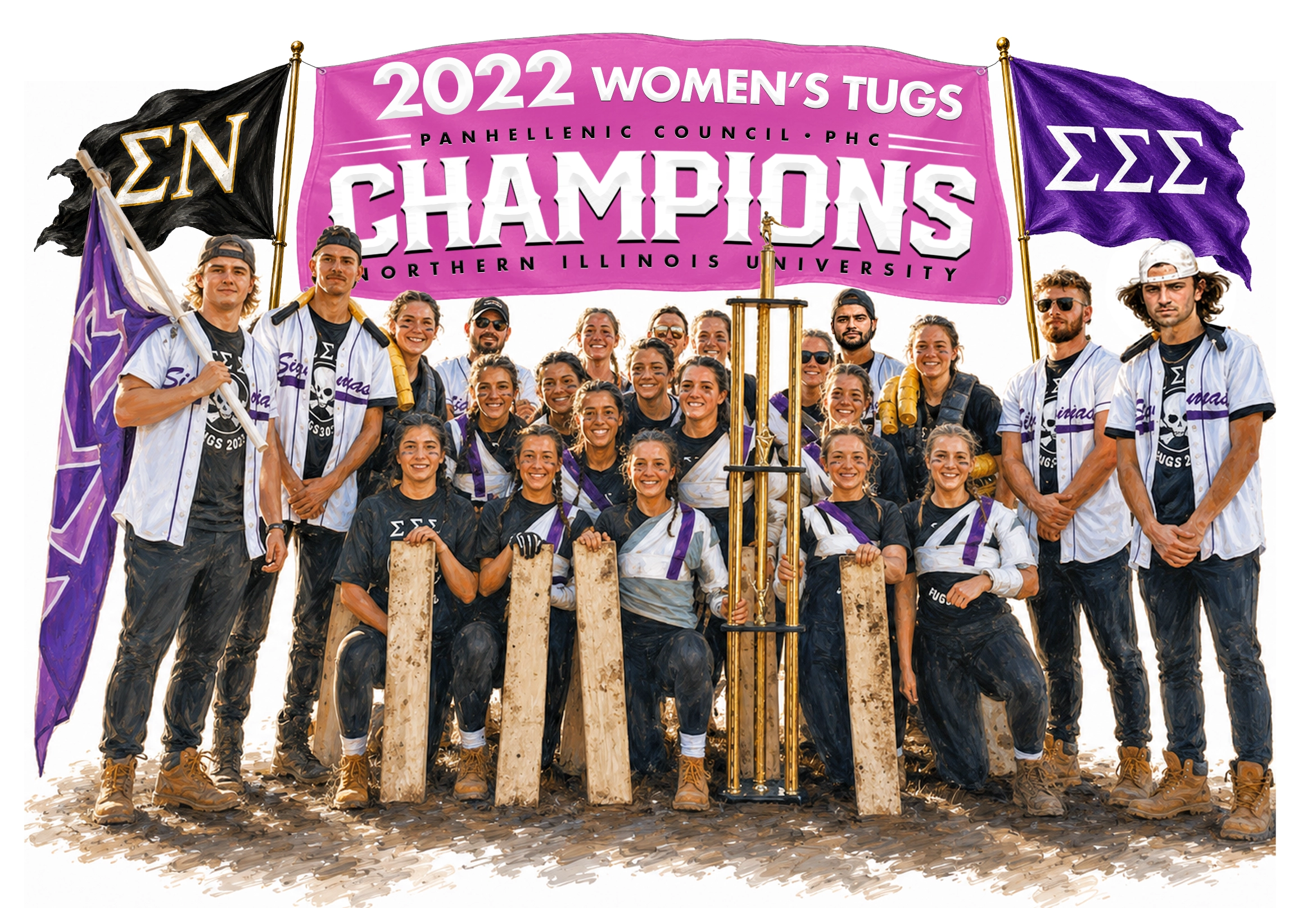 Sigma Nu NIU Tugs Champions Tri Sigs 2022