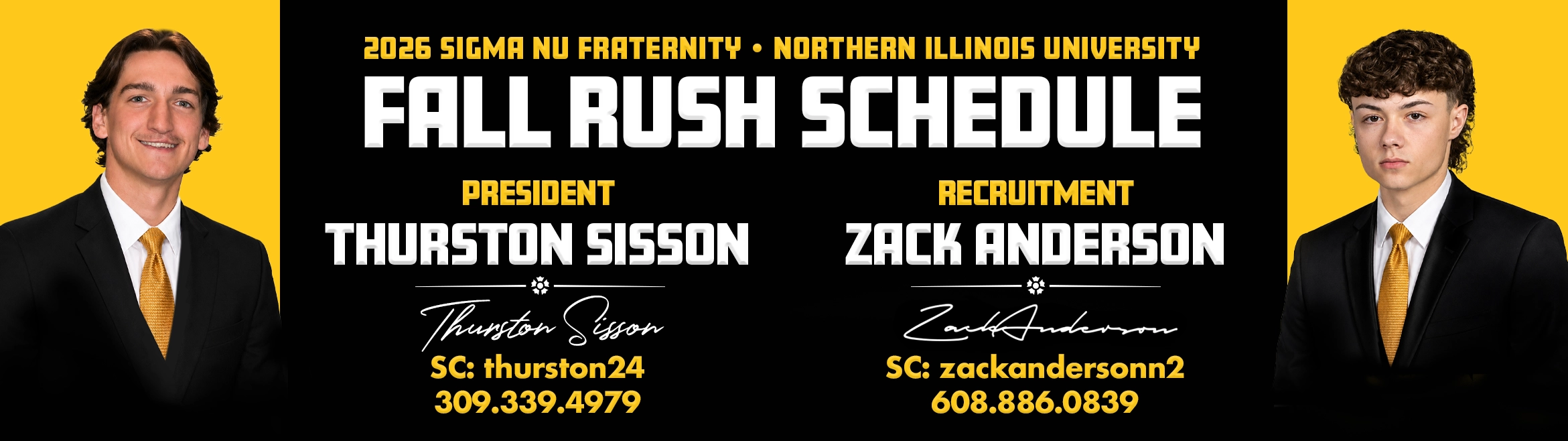 Rush Sigma Nu at NIU