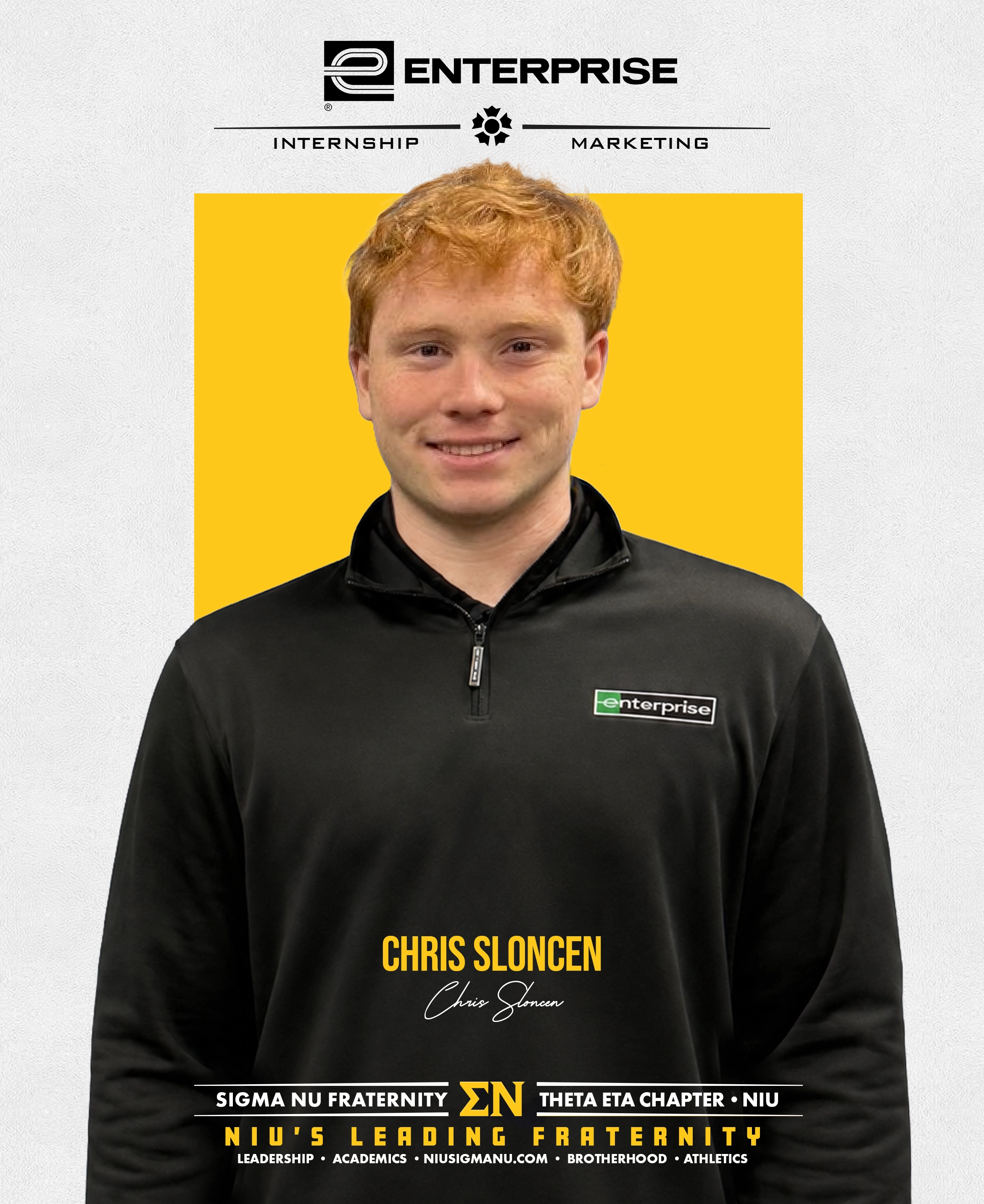 NIU Business Internship Sigma Nu Chris