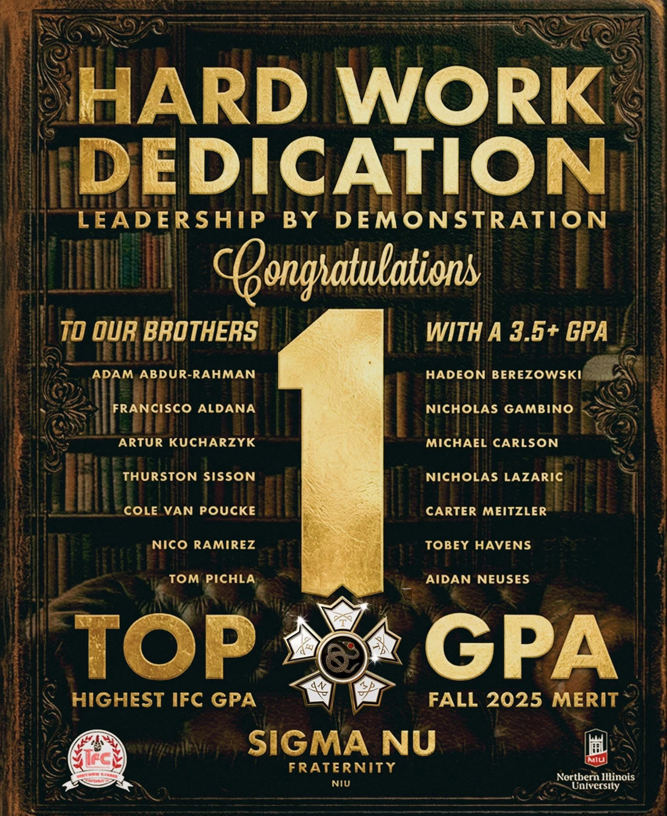 NIU Business Internship Sigma Nu Cole